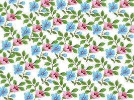 Seamless pattern floral background design. vector