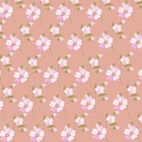 Seamless pattern floral background design. vector