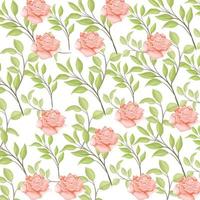 Seamless pattern floral background design. vector