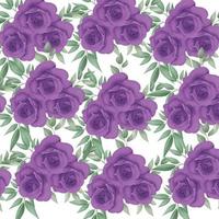 Seamless pattern floral background design. vector