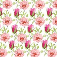 Seamless pattern floral background design. vector