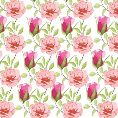 Seamless pattern floral background design.