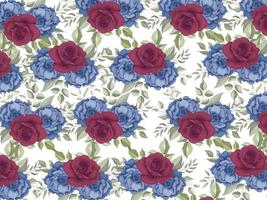 Seamless pattern floral background design. vector