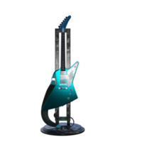 3d rendering of guitar accessories png