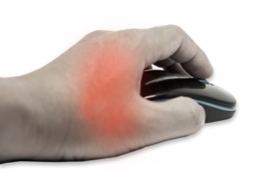 Business man hand pain png