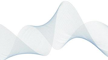 minimal round lines abstract futuristic tech background. Vector digital art banner