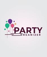 party logo Template vector