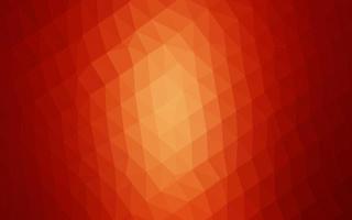 Light Red, Yellow vector abstract polygonal layout.