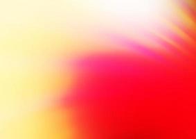 Light Red, Yellow vector abstract blurred background.