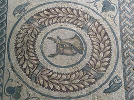 antiguo mosaico romano de villa del casale, sicilia foto