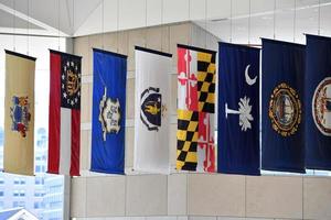 confederation many states united states of america flags photo