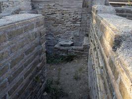 old ancient ostia archeological ruins photo