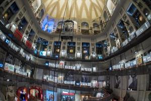 TURIN, ITALY - JUNE 17 2017 - Turist visiting international movie museum Museo del Cinema photo