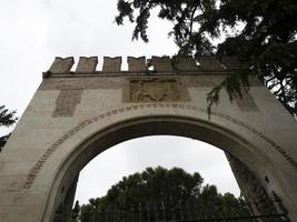 padova arena gardens medieval walls photo