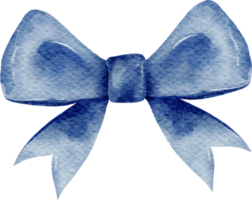Blue Bow ribbon watercolor png