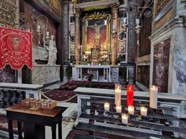 ROME, ITALY - JUNE 15 2019 - The miraculous crucifix of San Marcello al Corso Rome Italy photo