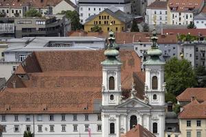 Graz austria roofs details tiles photo