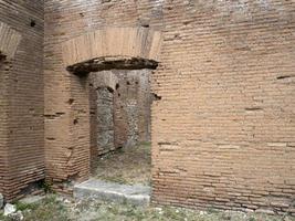 old ancient ostia archeological ruins photo