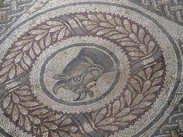 antiguo mosaico romano de villa del casale, sicilia foto