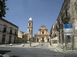 antiguo pueblo medieval de ispica foto