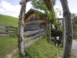 water mill valley in dolomites Longiaru badia valley photo