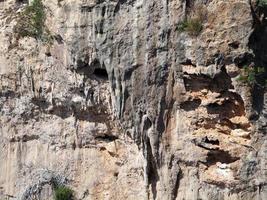 orosei gulf cala gonone rocks sea cliffs Sardinia Italy photo