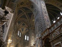 PADOVA, ITALY - APRIL 23 2022 - Sant antonio Saint Antony padova church cathedral open to public after covid 19 pandemic. famous tomb is back to public photo