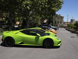 GRASSE, FRANCE - JUNE 25 2022 - The lamborghini bull run photo