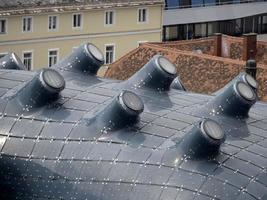 kunsthaus graz friendly alien Graz austria roofs detail modern building photo