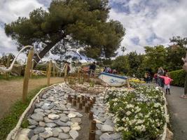 génova, italia - 7 de mayo de 2022 - exposición floreal internacional euroflora foto