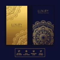 Top luxury colorful mandala background with arabesque pattern vector