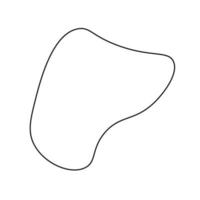 Abstract Monoline Shape vector