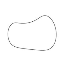 Abstract Monoline Shape vector