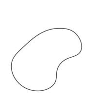 Abstract Monoline Shape vector
