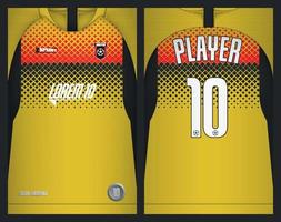 Soccer jersey design for sublimation, sport t shirt design vector