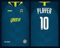 diseño de camisetas de fútbol para sublimación, diseño de camisetas deportivas vector