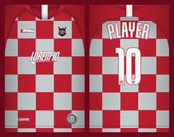 Soccer jersey design for sublimation, sport t shirt design vector