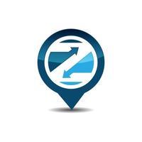 Z letter GPS logo. GPS vector. GPS icon vector