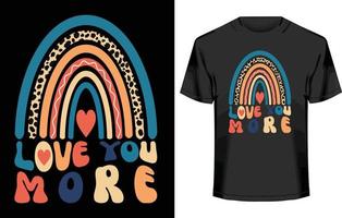 Retro wavy typography t-shirt design vector