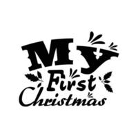 New Christmas t-shirt design SVG vector