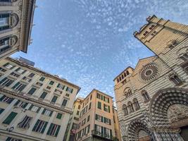 unusual san lorenzo place view genoa italy photo