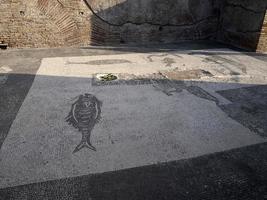 envy house mosaic old ancient ostia archeological ruins photo