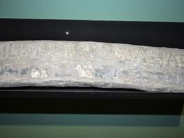 Roman ancient lead pipe photo