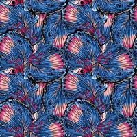 patrón sin costuras con alas mariposas.ilustración colorida. perfectamente adecuado para el diseño de tejidos, textiles. foto