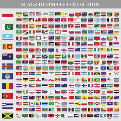 All official national flags of the world