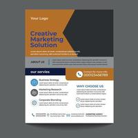 Corporate business flyer vector