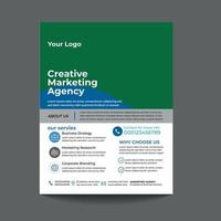 Corporate business flyer vector