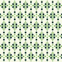Green abstract geometric pattern design vector