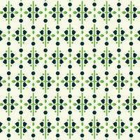 Green abstract geometric pattern design vector