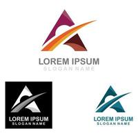 Letter A Logo Concept. Creative and Elegant illustration Logo vector